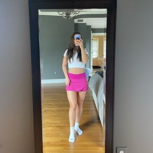 Lululemon pink tennis skirt!